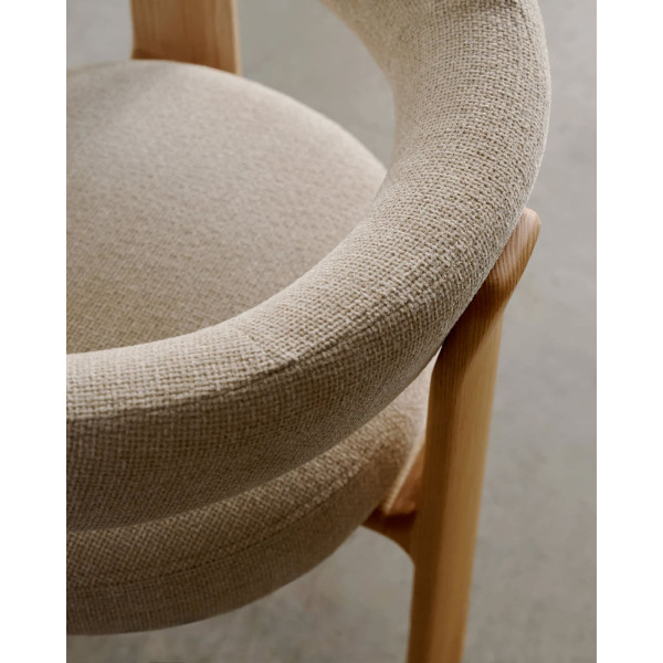 Стул La Forma Granite C0100207CC12 Бежевый ткань-5