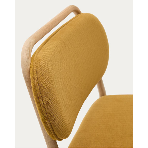 Крісло La Forma Helda S0900083MY81 Гірчичний тканина синель-8