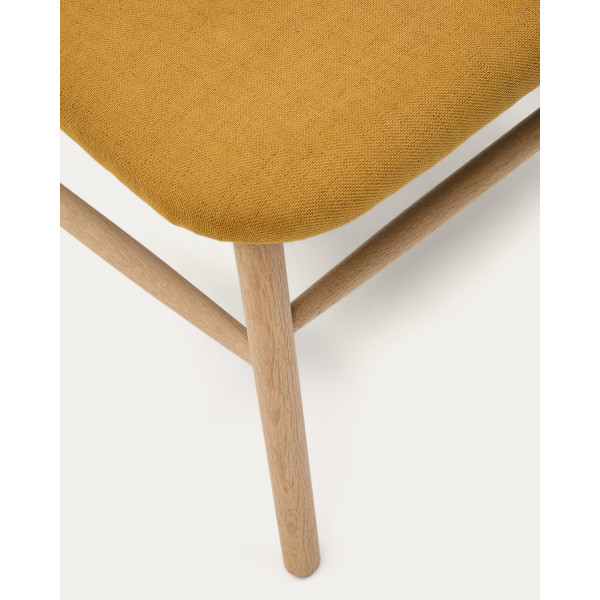Крісло La Forma Helda S0900083MY81 Гірчичний тканина синель-9