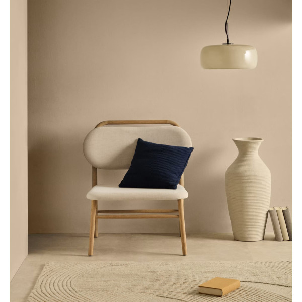 Кресло La Forma Helda S0900083MY12 Бежевый ткань синель-1