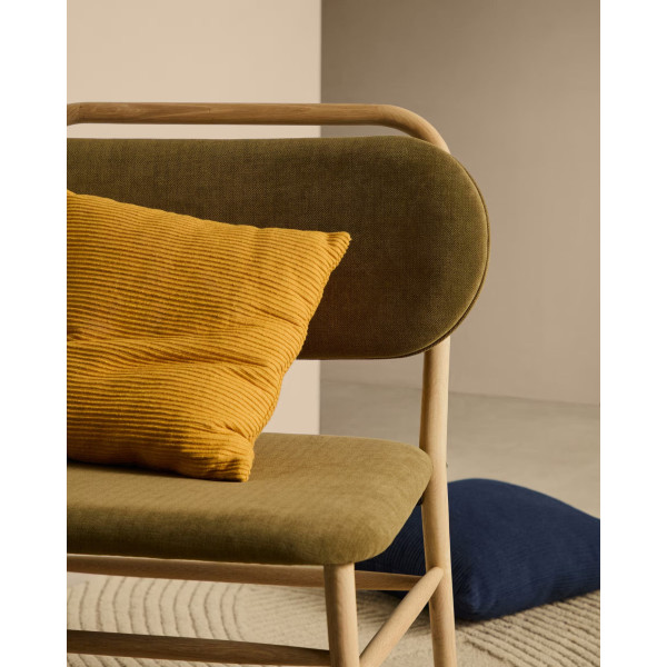 Крісло La Forma Helda S0900083MY06 Зелений тканина синель-2