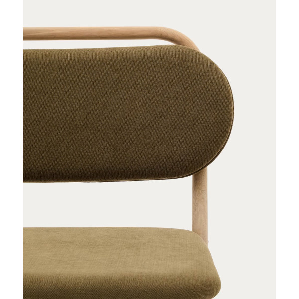 Крісло La Forma Helda S0900083MY06 Зелений тканина синель-6