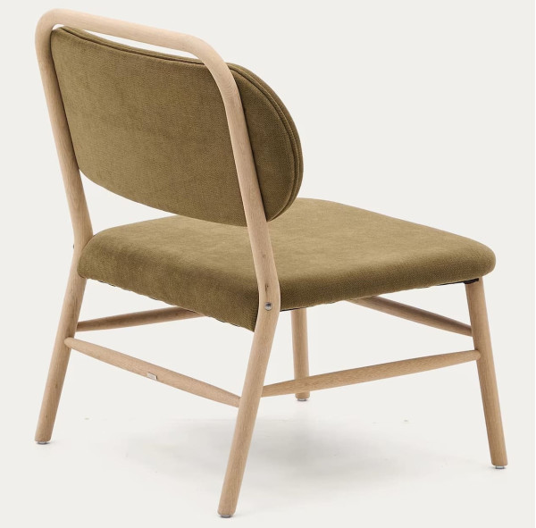 Крісло La Forma Helda S0900083MY06 Зелений тканина синель-5