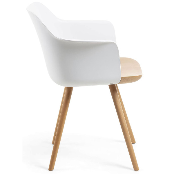Стілець La Forma KLAM CC0614S05 Білий-3