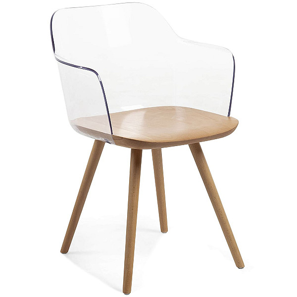 Стул La Forma KLAM CC0614S07 Прозрачный-0