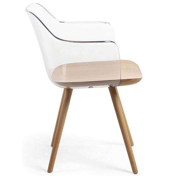 Стул La Forma KLAM CC0614S07 Прозрачный-2