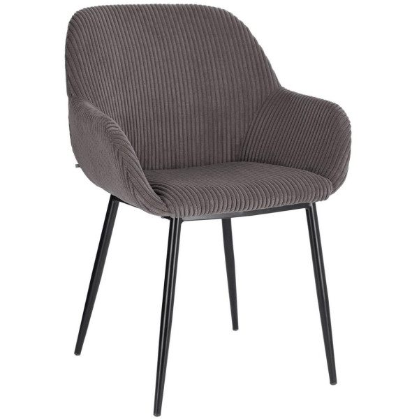 Стілець La Forma KONNA CC0934LN15 Сірий вельвет-0