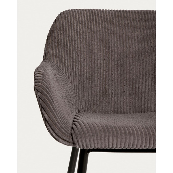 Стілець La Forma KONNA CC0934LN15 Сірий вельвет-5
