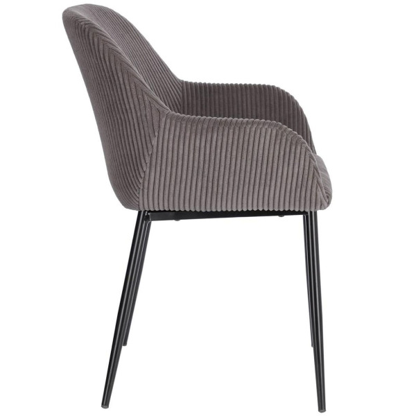 Стілець La Forma KONNA CC0934LN15 Сірий вельвет-3