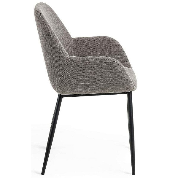 Стул La Forma KONNA CC0934PK03 Светло-серый ткань-3