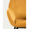 Стілець La Forma KONNA CC0934PN81 Жовтий вельвет-5-thumb