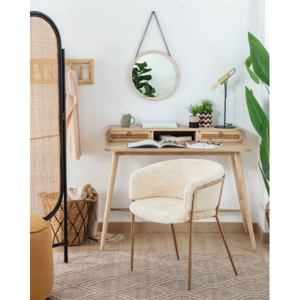 Крісло La Forma KONNIE Білий екомех-1