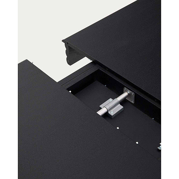 Обеденный раскладной стол La Forma LENON T0200006MM01 Черный 160 (240) x 90 см-5