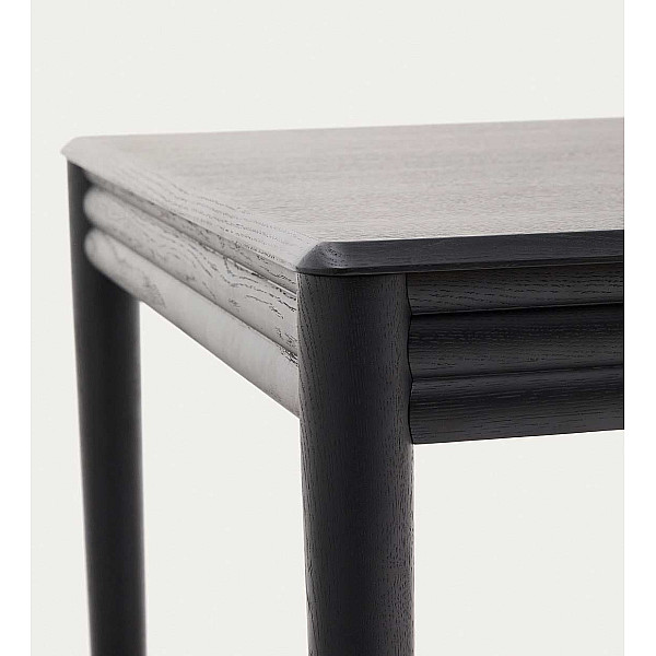 Обеденный раскладной стол La Forma LENON T0200006MM01 Черный 160 (240) x 90 см-7