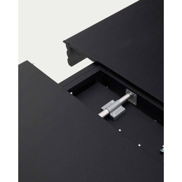 Обеденный раскладной стол La Forma LENON T0200008MM01 Черный 200 (280) x 90 см-4