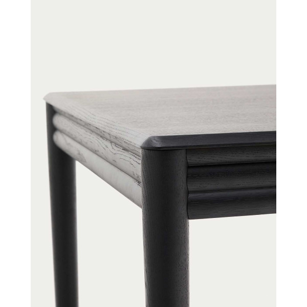 Обеденный раскладной стол La Forma LENON T0200008MM01 Черный 200 (280) x 90 см-6