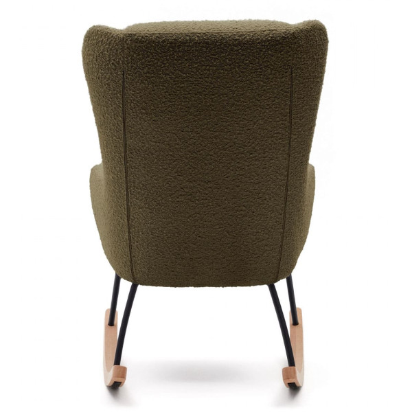 Крісло-гойдалка La Forma MAUSTIN S0900015JJ06 Зелений букле Крісло-гойдалка La Forma MAUSTIN S0900015JJ06 Зелений букле-6