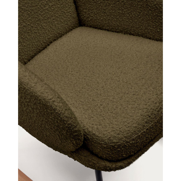 Крісло-гойдалка La Forma MAUSTIN S0900015JJ06 Зелений букле Крісло-гойдалка La Forma MAUSTIN S0900015JJ06 Зелений букле-8