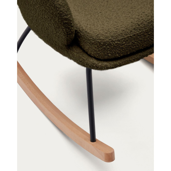 Крісло-гойдалка La Forma MAUSTIN S0900015JJ06 Зелений букле Крісло-гойдалка La Forma MAUSTIN S0900015JJ06 Зелений букле-10