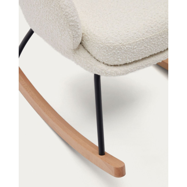 Кресло-качалка La Forma MAUSTIN S0900014JJ05 Белый букле-9