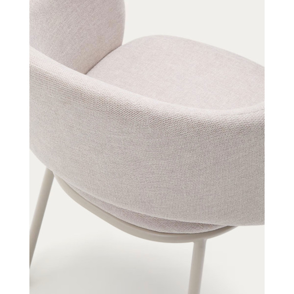 Стілець La Forma Maina C0100222BF12 Бежевий тканина-9