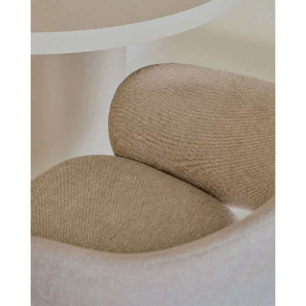 Стілець La Forma Maina C0100222BF12 Бежевий тканина-2