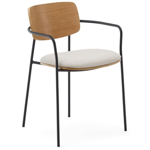 Стілець La Forma Maureen Бежевий CC6028KY12-0