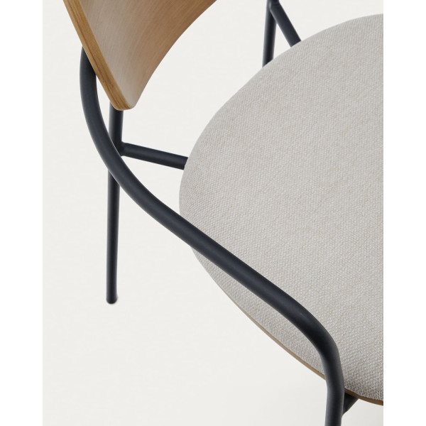 Стілець La Forma Maureen Бежевий CC6028KY12-9