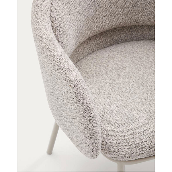 Стілець La Forma Minda C0100223VS12 Бежевий тканина-8