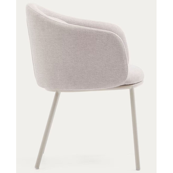 Стілець La Forma Minda C0100224BF12 Бежевий тканина-6