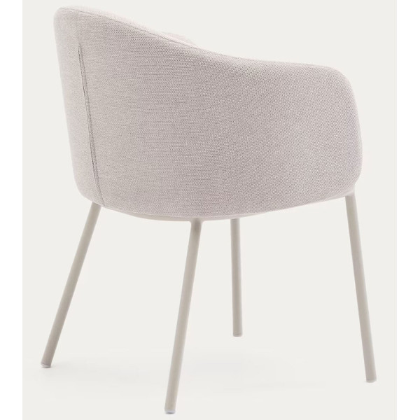 Стілець La Forma Minda C0100224BF12 Бежевий тканина-7