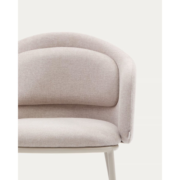 Стілець La Forma Minda C0100224BF12 Бежевий тканина-8