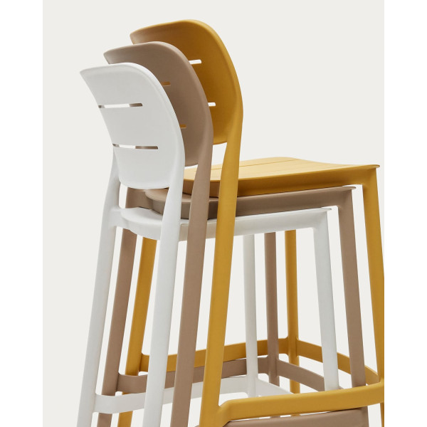 Напівбарний стілець La Forma Morella CC6110S15 Сірий-10