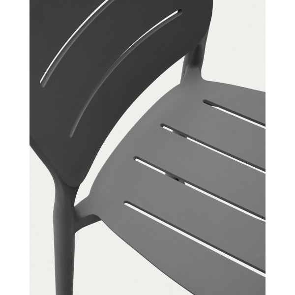 Напівбарний стілець La Forma Morella CC6110S15 Сірий-8