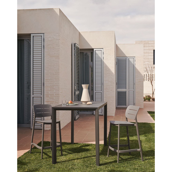 Напівбарний стілець La Forma Morella CC6110S15 Сірий-2