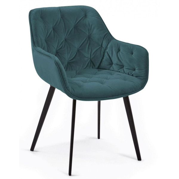 Стілець La Forma Mulder Бірюзовий-0