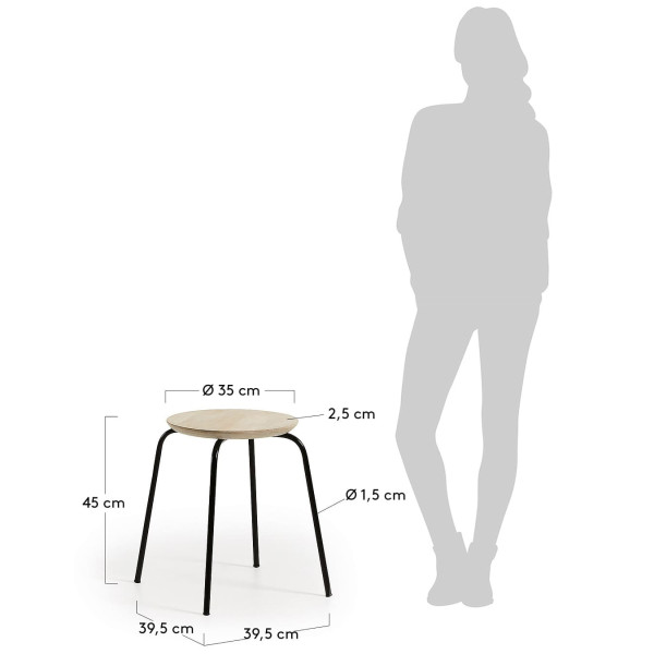 Табурет La Forma NAX CC0363R01-4