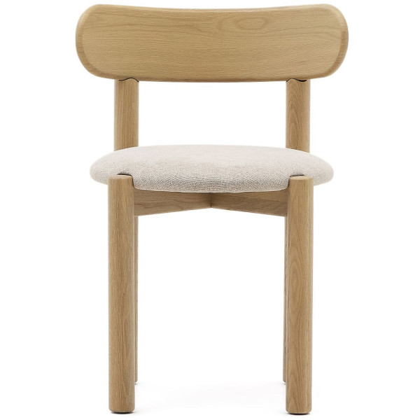 Стілець La Forma NEBAI C0100117SO12 Бежевий/натуральний тканина Синель-3