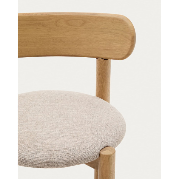 Стілець La Forma NEBAI C0100117SO12 Бежевий/натуральний тканина Синель-6