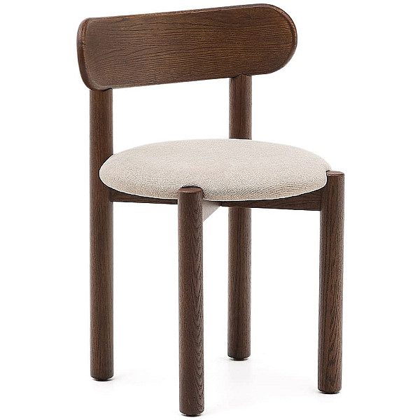Стул La Forma NEBAI C0100136SO12 Бежевый/коричневый ткань Синель-0