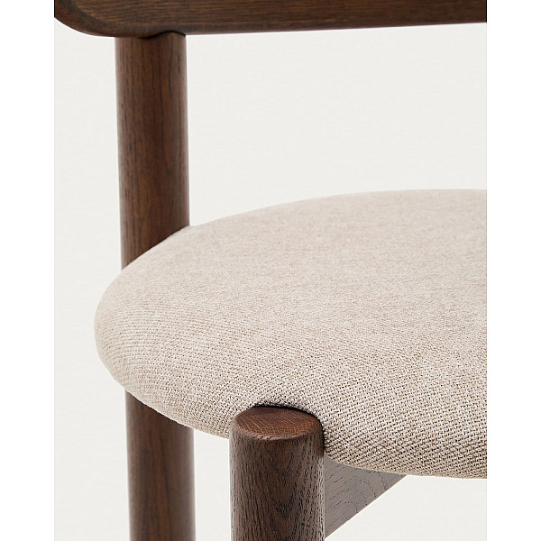 Стул La Forma NEBAI C0100136SO12 Бежевый/коричневый ткань Синель-10