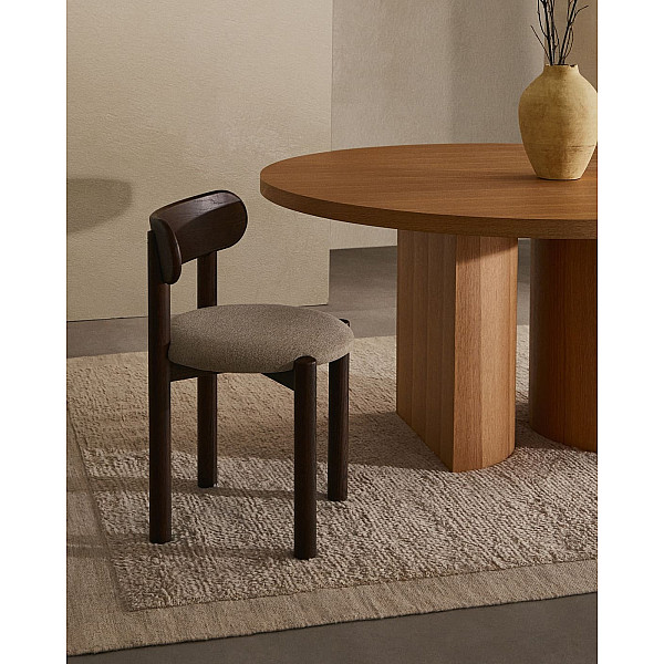 Стул La Forma NEBAI C0100136SO12 Бежевый/коричневый ткань Синель-1