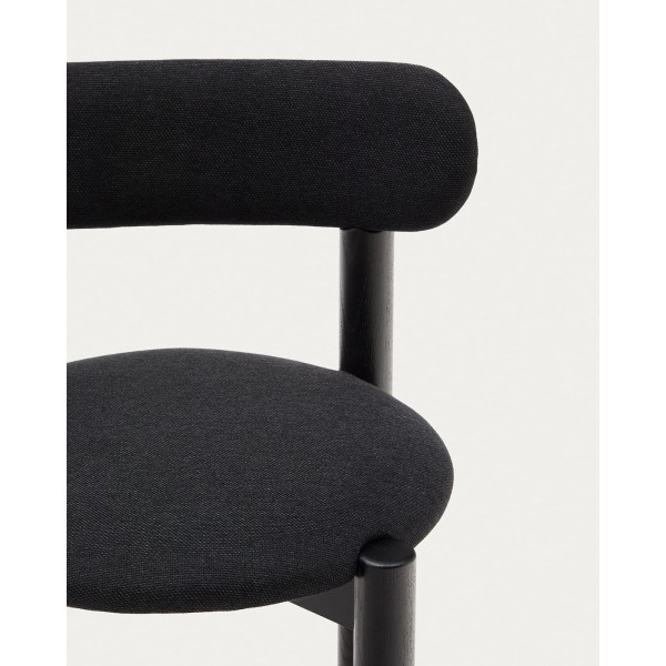 Стул La Forma NEBAI C0100227SO01 Черный ткань Синель-9