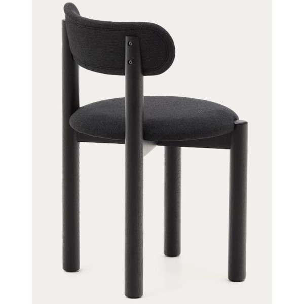 Стул La Forma NEBAI C0100227SO01 Черный ткань Синель-8