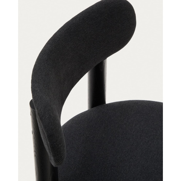 Стул La Forma NEBAI C0100227SO01 Черный ткань Синель-10
