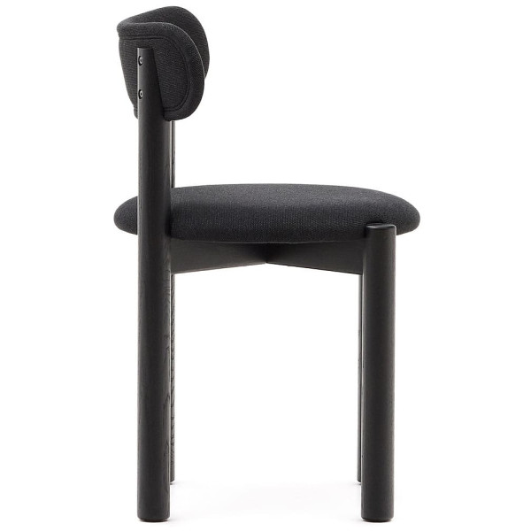 Стул La Forma NEBAI C0100227SO01 Черный ткань Синель-7