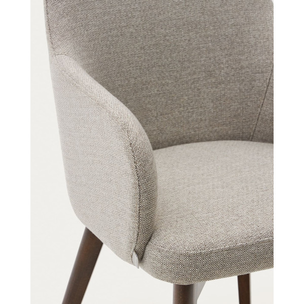 Стілець La Forma NELIDA C0100170JJ10 Коричневий тканина-4