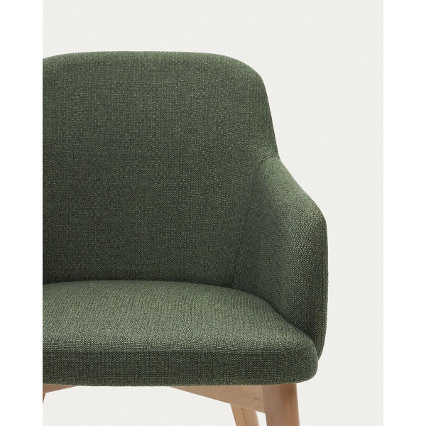 Стілець La Forma NELIDA C0100072JJ06 Зелений тканина-4