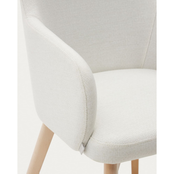 Стул La Forma NELIDA C0100072JJ12 Бежевый ткань-5