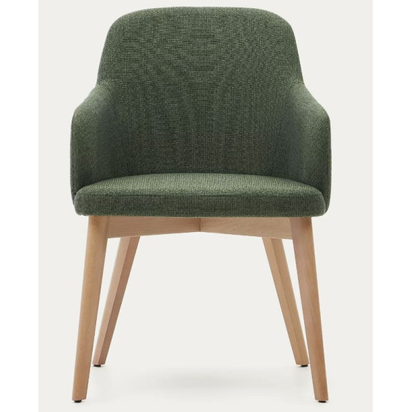 Стілець La Forma NELIDA C0100072JJ06 Зелений тканина-1